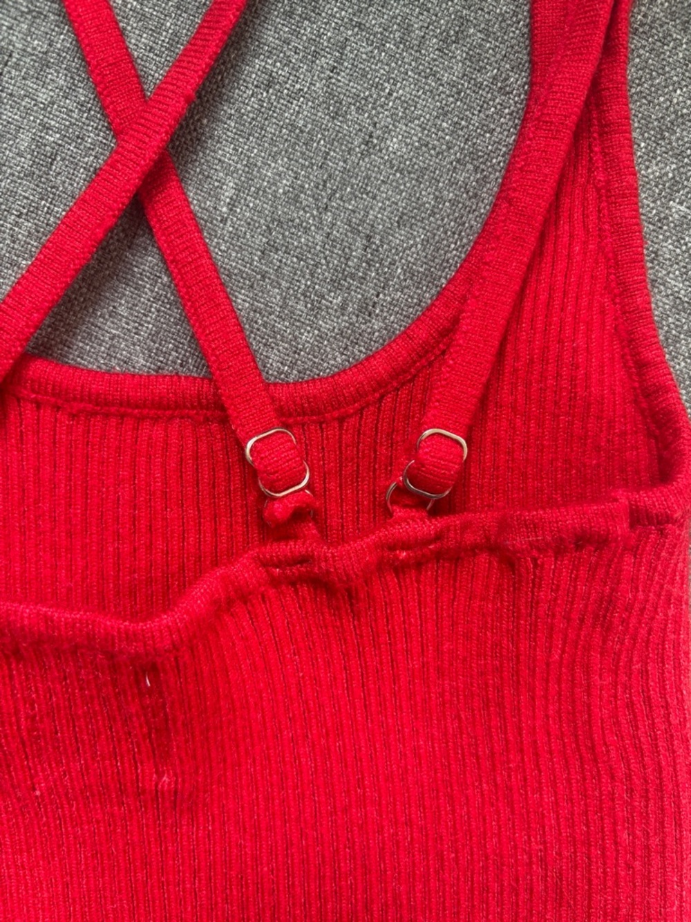 Princess Polly Red Rafiya Top - Picture 5 of 8